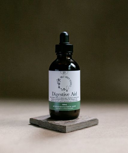 Picture of WILD RAVEN HERBALS - DIGESTIVE AID TINCTURE 100ML